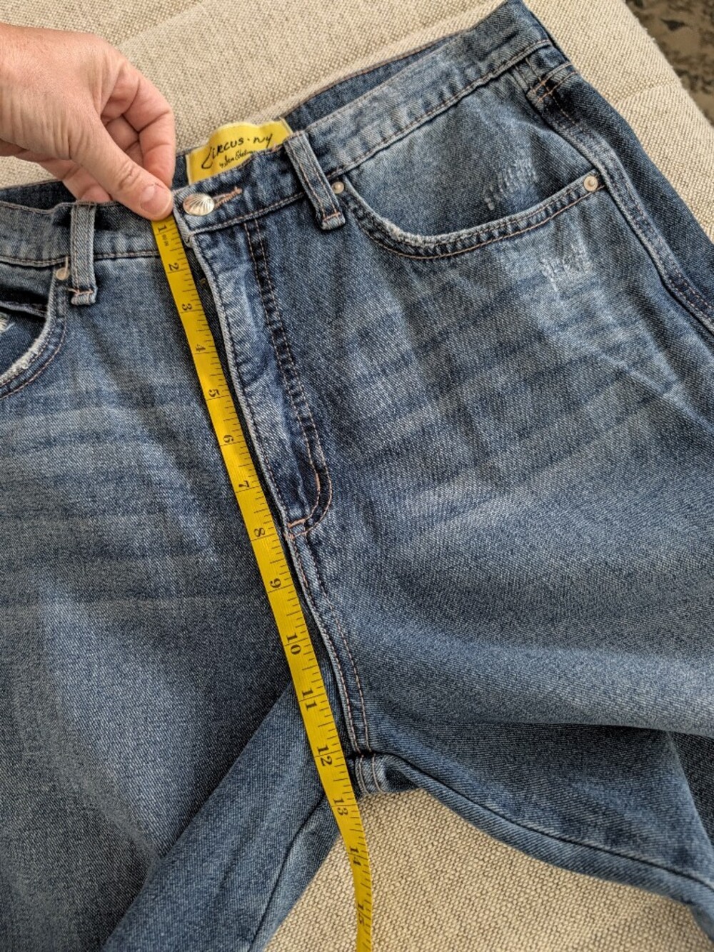 Circus NY by Sam Edelman High Rise Slouchy Wide Leg Jeans Size 29 - Picture 11 of 14
